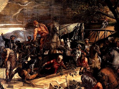 Jacopo Tintoretto - The Crucifixion (detail) - WGA22523