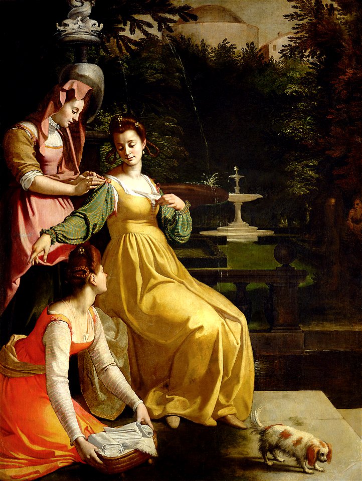 Jacopo Chimenti, gen. Empoli, , Kunsthistorisches Museum Wien, Gemäldegalerie - Susanna im Bade - GG 1518 - Kunsthistorisches Museum