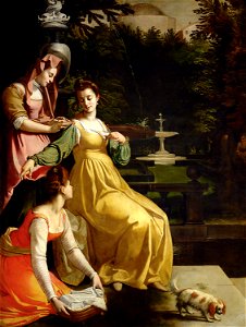 Jacopo Chimenti, gen. Empoli, , Kunsthistorisches Museum Wien, Gemäldegalerie - Susanna im Bade - GG 1518 - Kunsthistorisches Museum