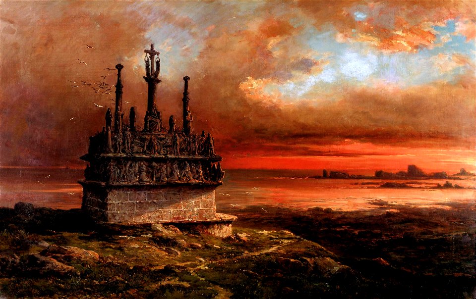 Jacques Guiaud Le calvaire de Tronoën