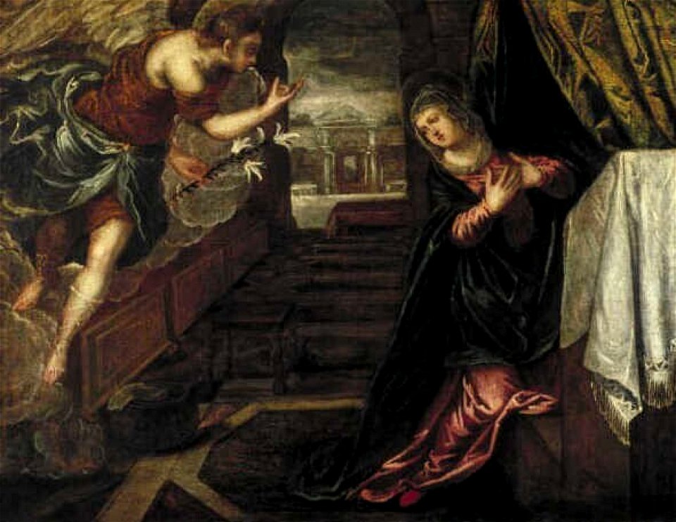 Jacopo Tintoretto - De verkondiging aan Maria - 2566 (OK) - Museum Boijmans Van Beuningen