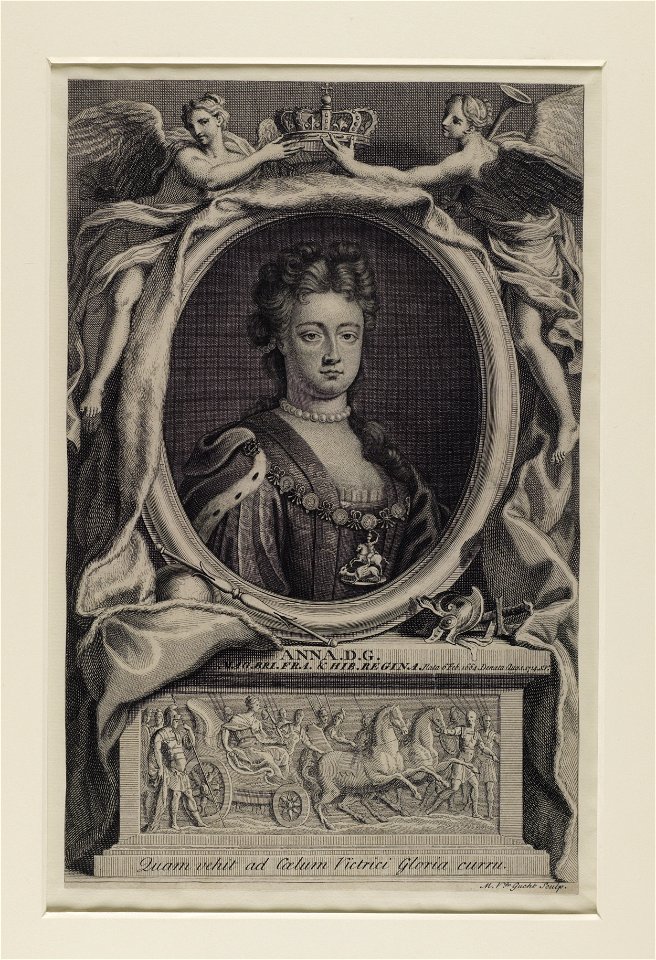 Jacobite broadside - Queen Anne (1665- 1714) Reigned 1702-1714