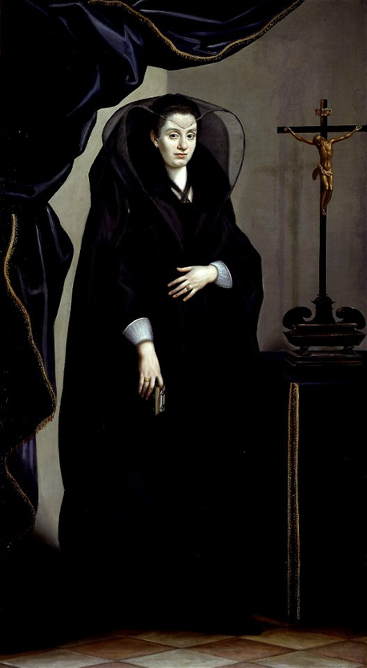 Jacopo da Empoli - Portrait of a Noblewoman Dressed in Mourning - 1960.1 - Art Institute of Chicago