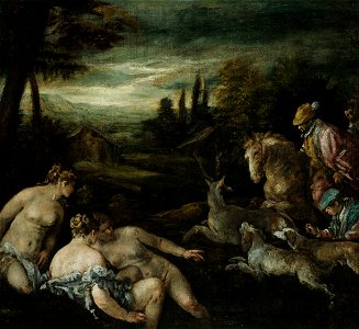 Jacopo Bassano - Diana and Actaeon - 1939.2239 - Art Institute of Chicago