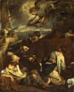 Jacopo Bassano - Annunciation to the Shepherds - 1935.297 - Art Institute of Chicago