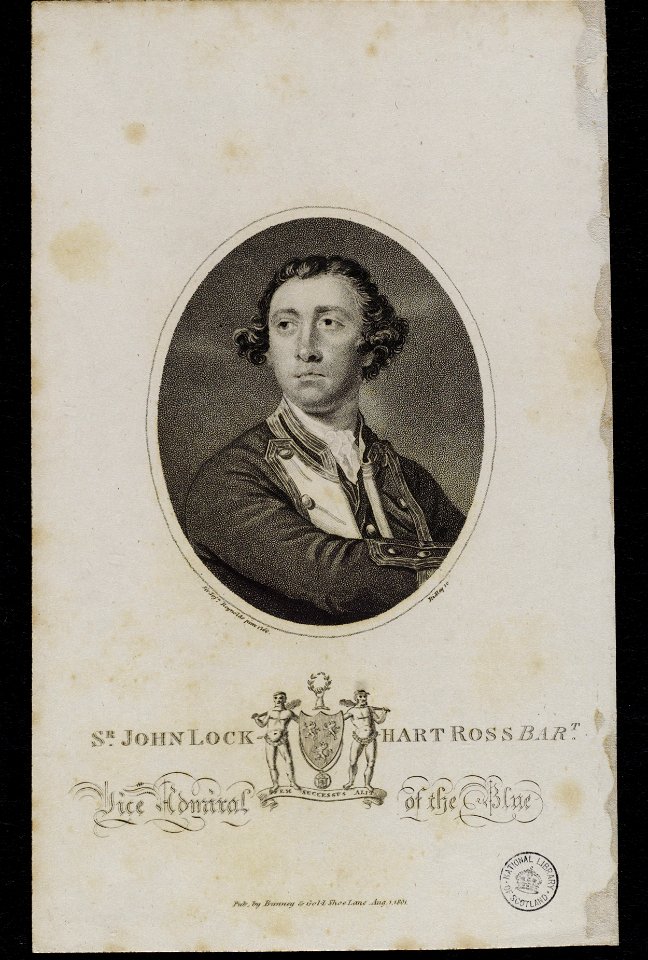 Jacobite broadside - Sir John Lockhart Ross, published by Burney and Gold, 1801