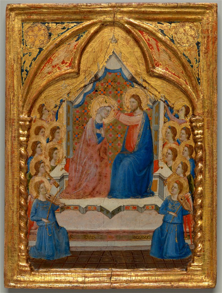 Jacopo del Casentino - The Coronation of the Virgin - 1939.557 - Yale University Art Gallery