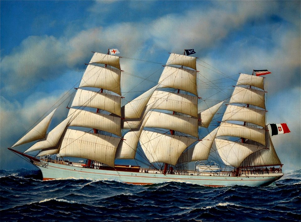 Antonio Jacobsen - Italian sailing ship Maria Teresa, 1901