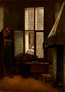 Jacobus Vrel - Frau am Fenster - GG 6081 - Kunsthistorisches Museum