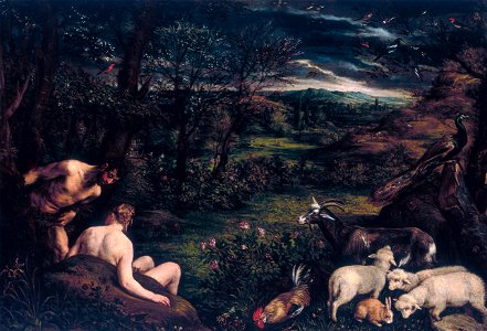 Jacopo Bassano - Paradiso terrestre ca 1573