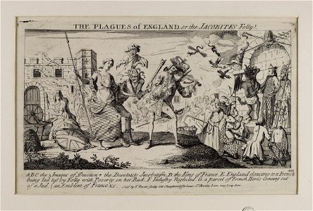 Jacobite broadside - Plagues of England or the Jacobites Folly