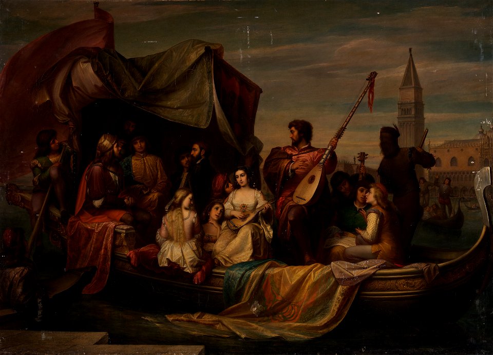 Jacopo de Andrea - Giovanni Bellini und Albrecht Dürer werden von venezianischen Künstlern gefeiert - 7863 - Kunsthistorisches Museum