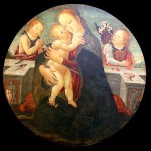 Jacopo del Sellaio-Vierge-Enfant-Jean-Ange