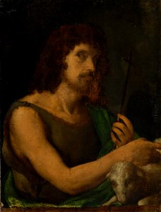 Jacopo Negretti, gen. Palma il Vecchio - Johannes der Täufer - GG 2158 - Kunsthistorisches Museum. Free illustration for personal and commercial use.