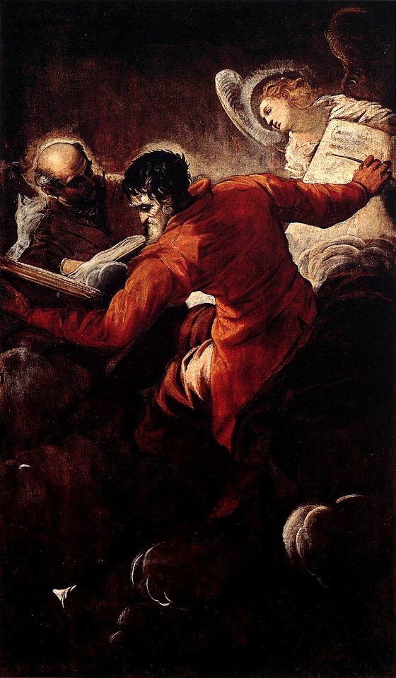 Jacopo Tintoretto - The Evangelists Luke and Matthew - WGA22450