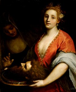 Jacopo Negretti, gen. Palma il Giovane - Salome mit dem Haupt Johannes des Täufers - GG 39 - Kunsthistorisches Museum