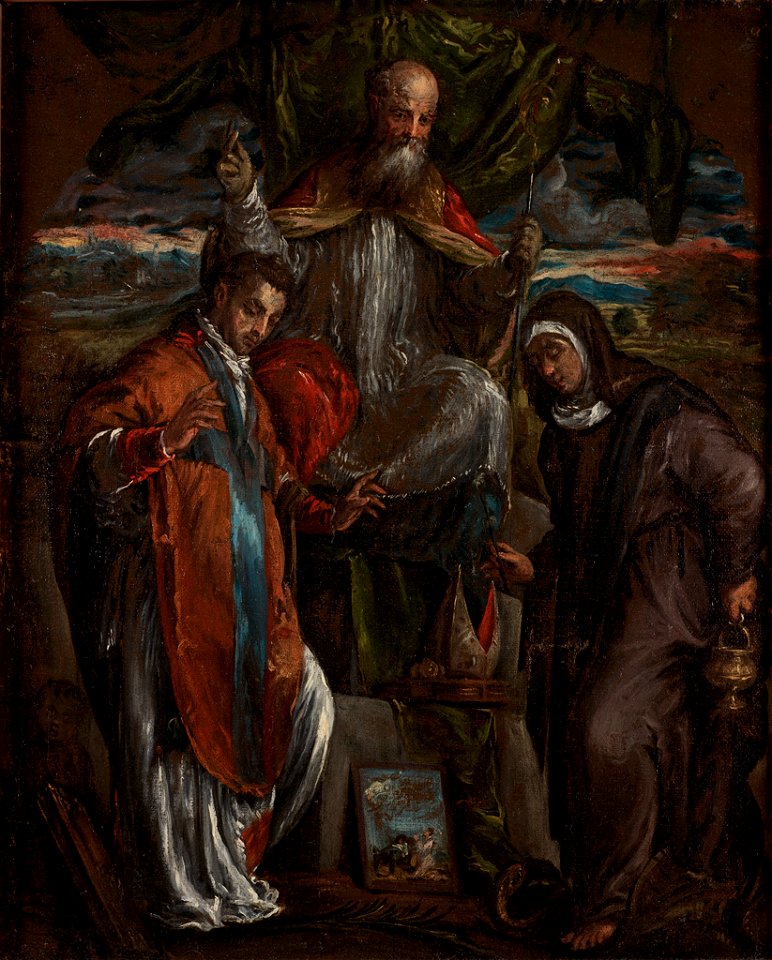 Jacopo Bassano - Sketch for an Altarpiece - 57.158 - Rhode Island School of Design Museum