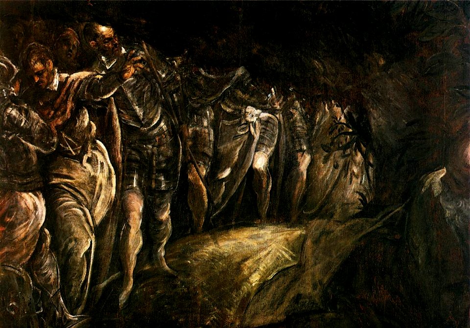 Jacopo Tintoretto - The Prayer in the Garden (detail) - WGA22558