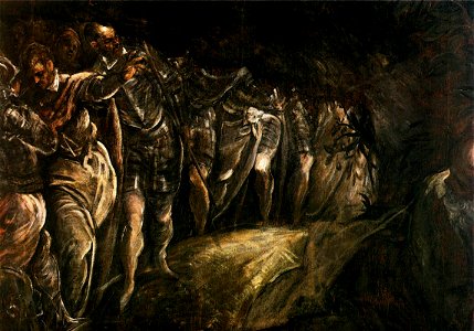 Jacopo Tintoretto - The Prayer in the Garden (detail) - WGA22558