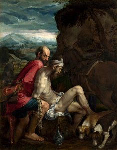 Jacopo Bassano - The Good Samaritan - Google Art Project. Free illustration for personal and commercial use.