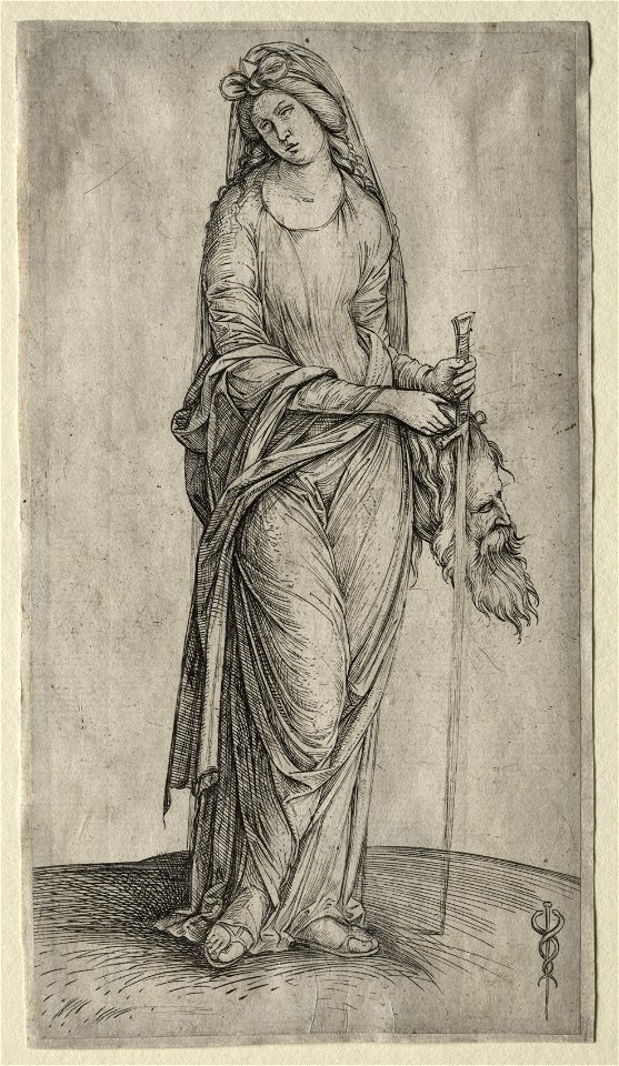 Jacopo de' Barbari (Italian, 1440-50-before 1515) - Judith Holding the Head of Holofernes - 1923.75 - Cleveland Museum of Art