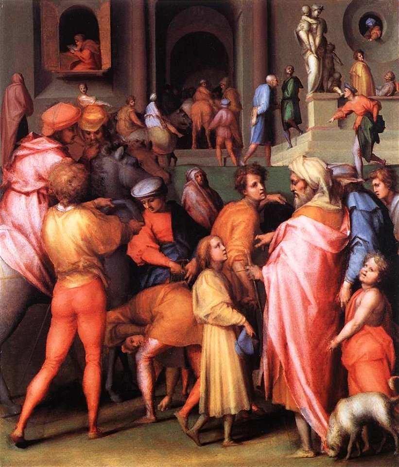 Jacopo Pontormo - Joseph Being Sold to Potiphar - WGA18077
