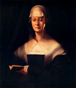 Jacopo Pontormo - Portrait of Maria Salviati - WGA18110. Free illustration for personal and commercial use.