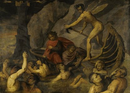 Jacopo Ligozzi - Scene from the Divine Comedy 1