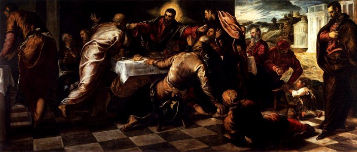 Jacopo Tintoretto - Last Supper - WGA22614