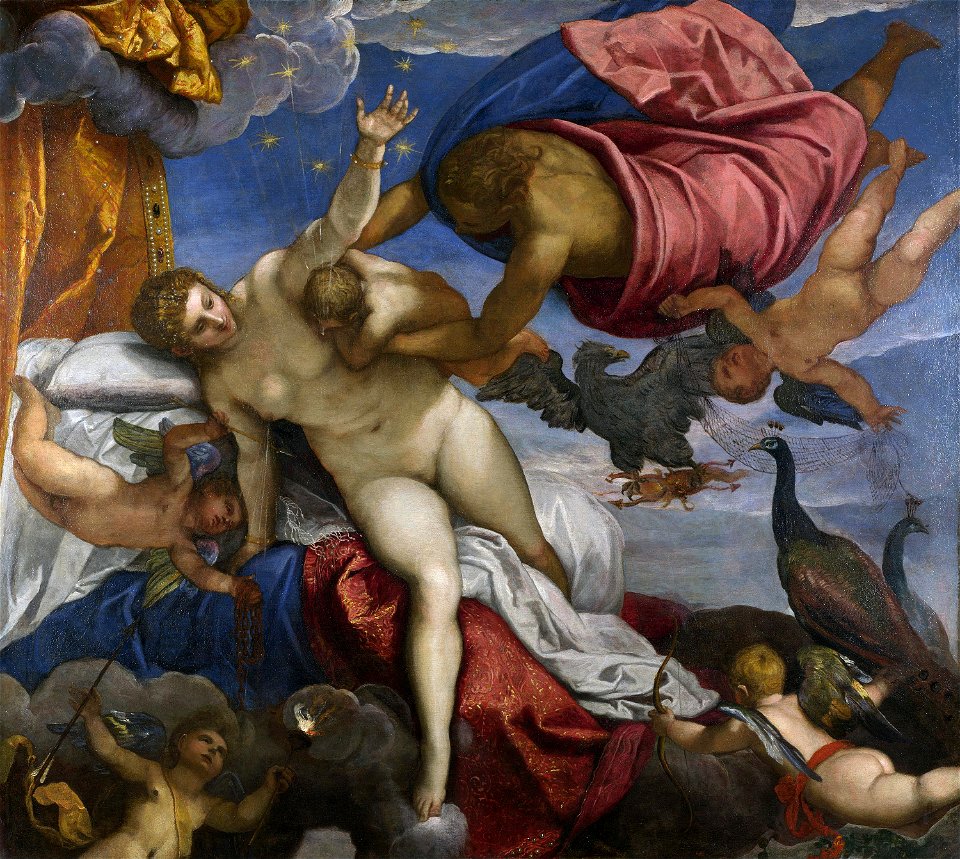 Jacopo Tintoretto - The Origin of the Milky Way - Google Art Project. Free illustration for personal and commercial use.