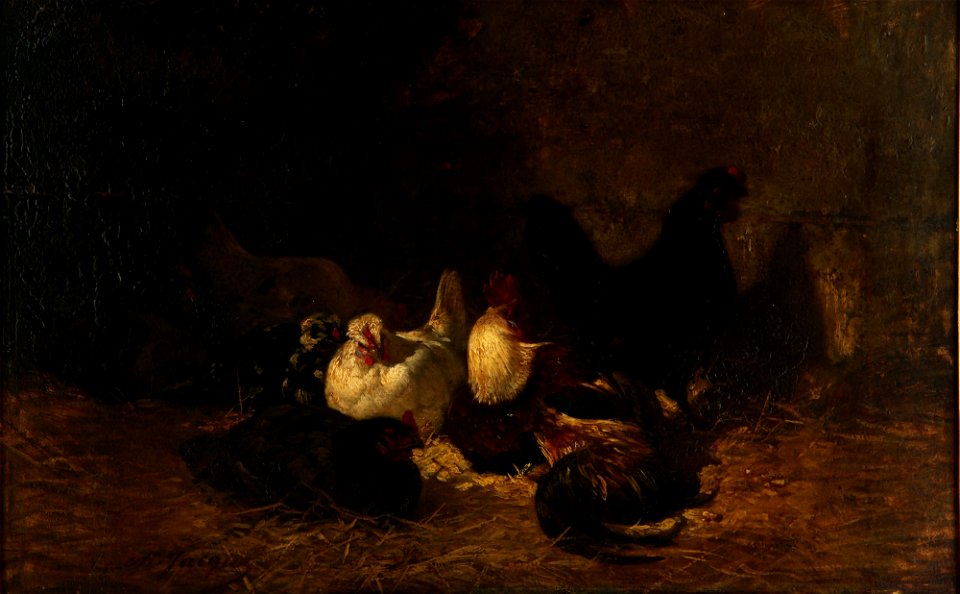 Le poulailler - Charles Jacque