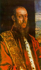 Jacopo Tintoretto - Portrait of Vincenzo Morosini - WGA22697. Free illustration for personal and commercial use.