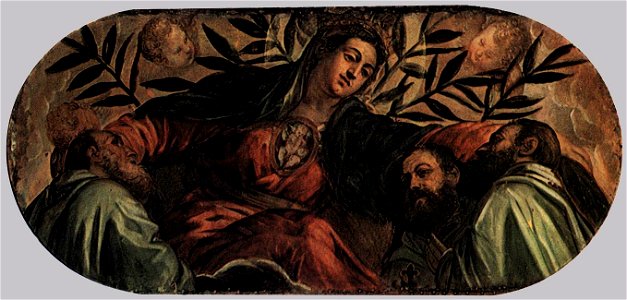 Jacopo Tintoretto - Allegory of the Scuola della Misericordia - WGA22498. Free illustration for personal and commercial use.