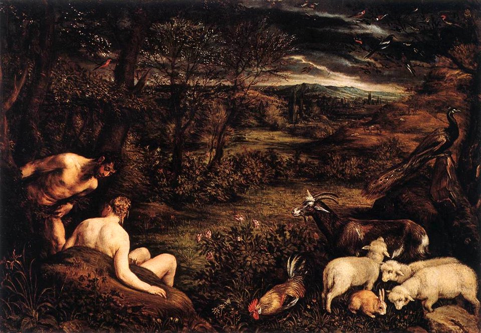Jacopo da Ponte - Garden of Eden - WGA01448
