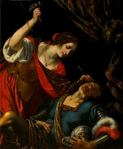 Jacopo Vignali Jael and Sisera. Free illustration for personal and commercial use.