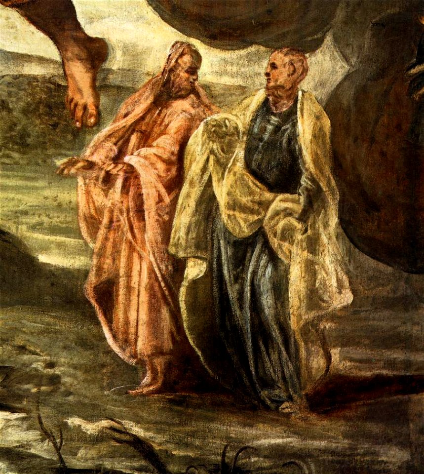 Jacopo Tintoretto - The Ascension (detail) - WGA22573
