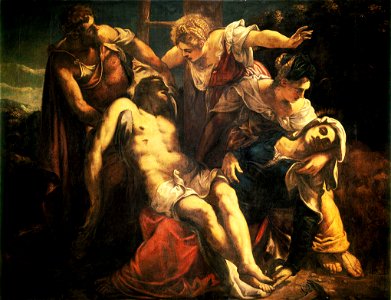 Jacopo Tintoretto - Lamentation over the Dead Christ - WGA22469