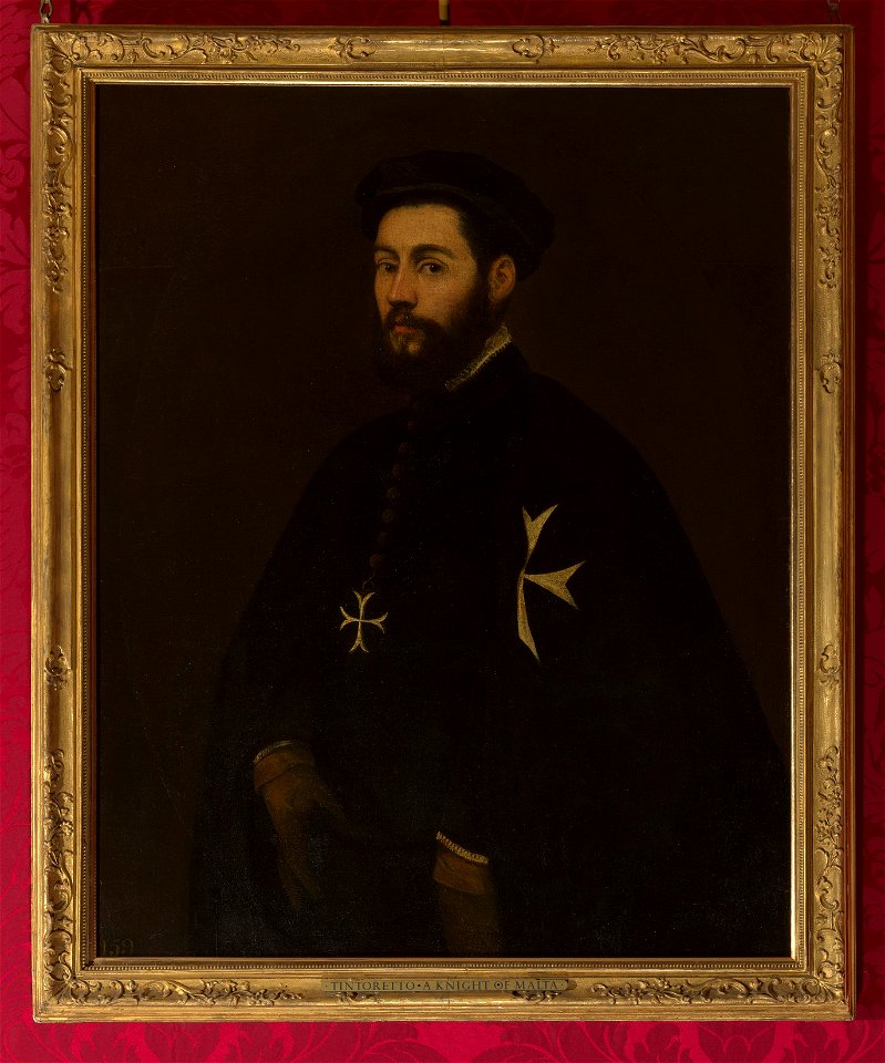 Jacopo Tintoretto (1519-94) - Portrait of a Knight of Malta - RCIN 402844 - Royal Collection