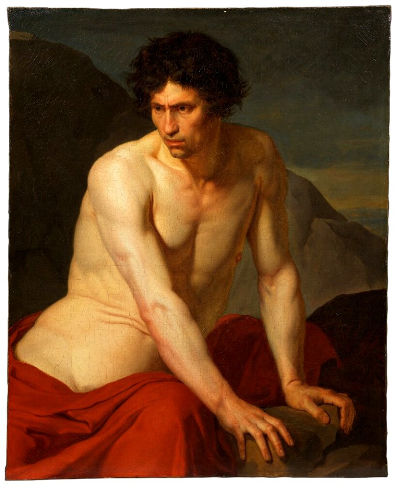 Jacques Augustin Cathérine Pajou - Men Studies - NM 7488 - Nationalmuseum