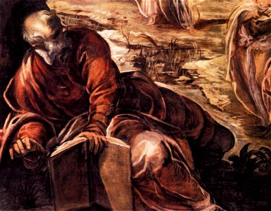 Jacopo Tintoretto - The Ascension (detail) - WGA22571