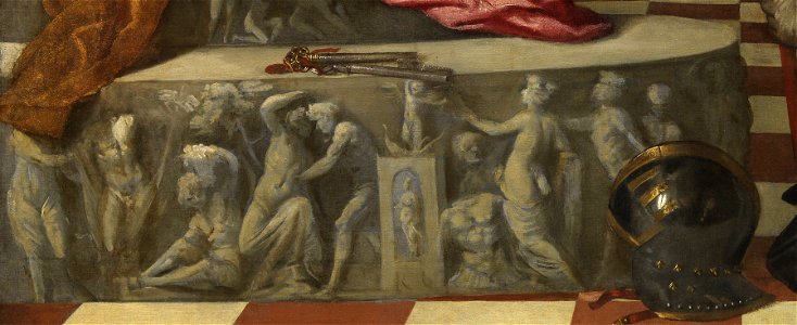 Jacopo Pesaro presented to St. Peter by Pope Alexander VI - Tizian-2 (cropped)