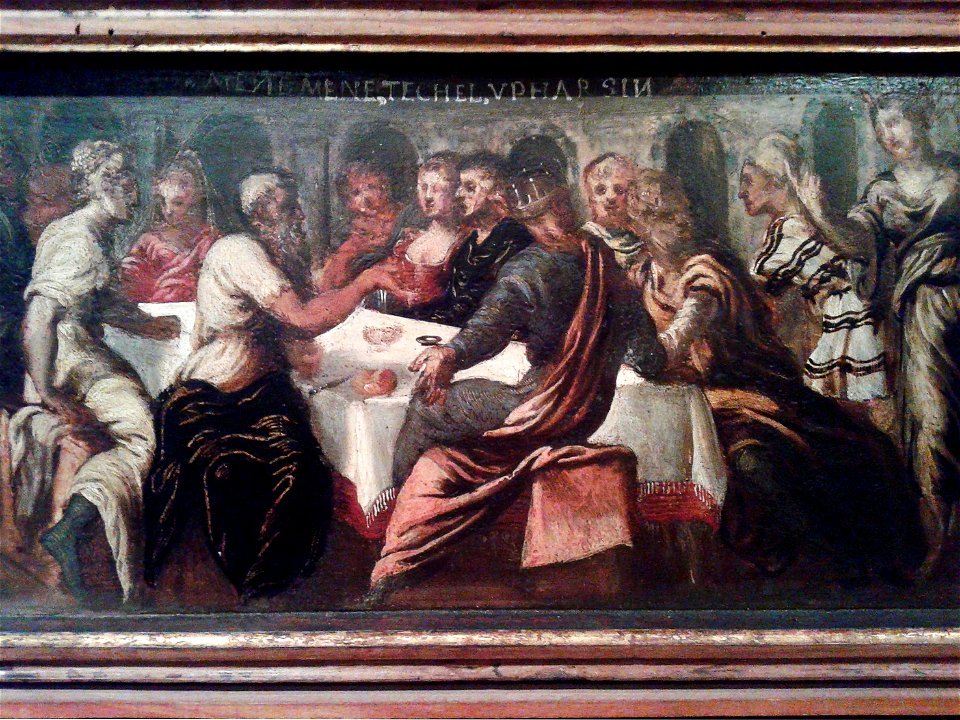 Jacopo Tintoretto Banchetto di Baltassar (frammento)