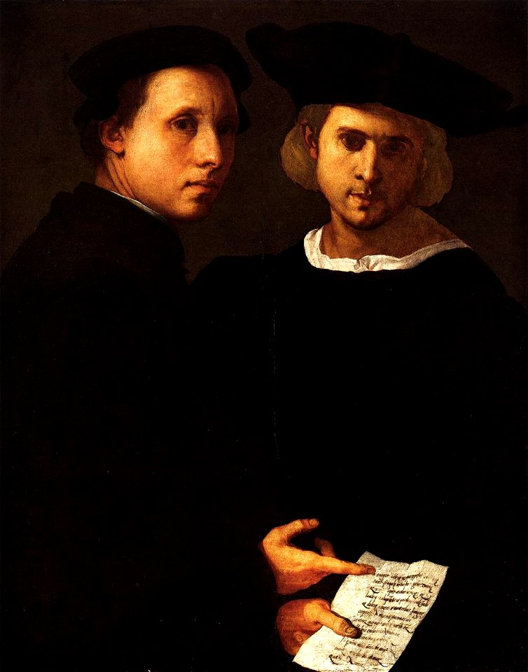 Jacopo Pontormo - Portrait of Two Friends - WGA18109