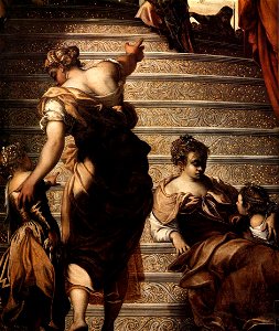 Jacopo Tintoretto - The Presentation of the Virgin (detail) - WGA22455