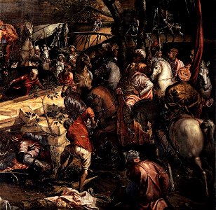 Jacopo Tintoretto - The Crucifixion (detail) - WGA22524