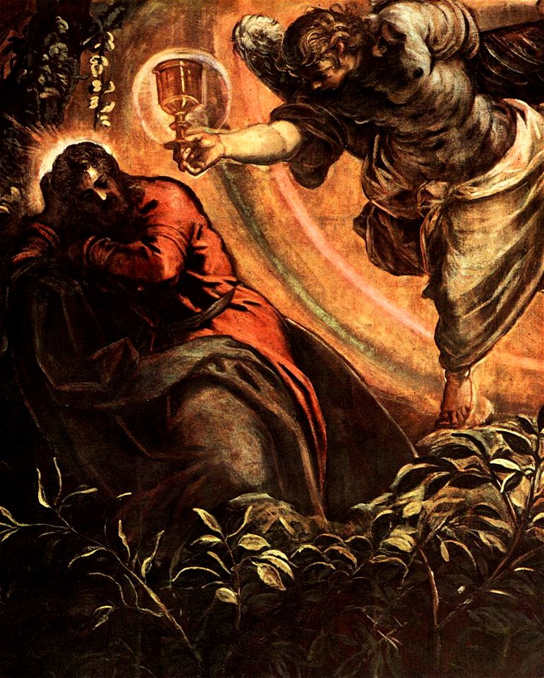Jacopo Tintoretto - The Prayer in the Garden (detail) - WGA22560