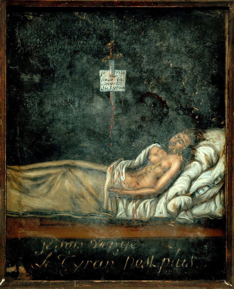 Jacques-Louis David - Portrait de Louis-Michel Le Peletier de Saint-Fargeau (1760-1793), sur son lit de mort - P1752 - Musée Carnavalet