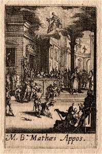 Jacques Callot (French, 1592-1635) - The Martyrdom of the Apostles, St. Matthew - 1958.444 - Cleveland Museum of Art