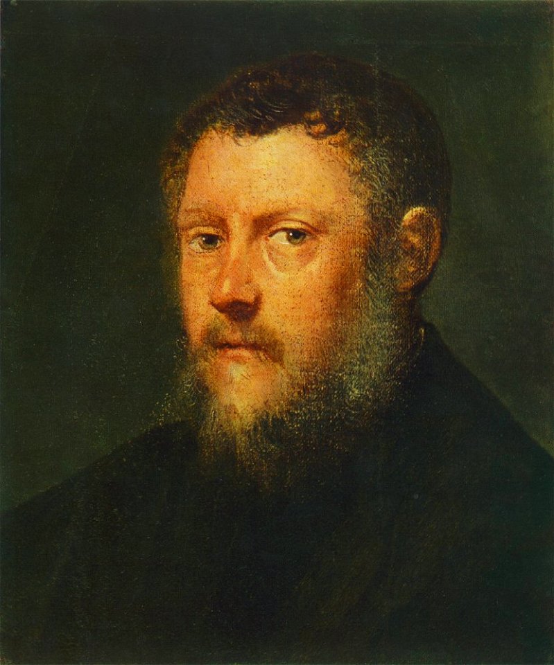 Jacopo Tintoretto - Portrait of a Man (fragment) - WGA22675