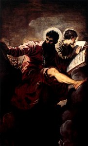 Jacopo Tintoretto - The Evangelists Mark and John - WGA22449